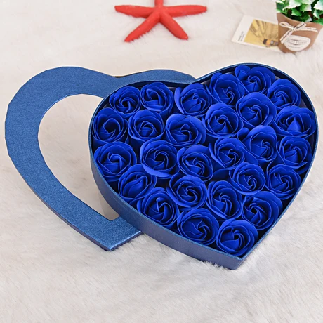 Декоративные цветы венки в форме сердца розы мыло цветы день рождения творческий подарок ко Дню Святого Валентина