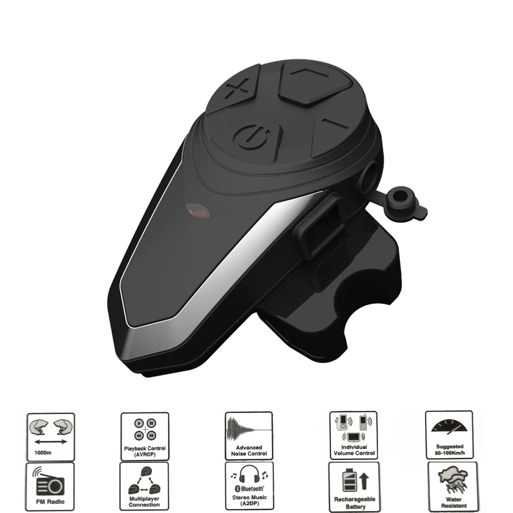 Обновлено BT S2 S3 intercomunicador moto Bluetooth мотоциклетный шлем домофон гарнитура casco + fm