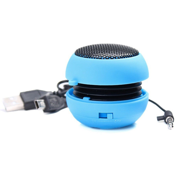 Jack AUX Mini Burger Column Speaker Hamburger Wired Sound Box Loundspeaker Stereo Super Bass Hi-Fi Audio Music for Phones