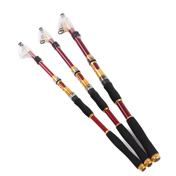 

2017 New real 99% Carbon Fiber Super Hard Sea rods Telescopic Fishing Rod Carbon Spinning Pole Sea Fishing Stick 1.8-3.6M