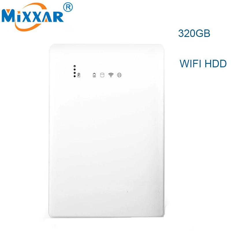 ZK20 WI-FI HDD 320 ГБ 5 SATA USB3.0 Wi-Fi внешний жесткий диск 3 г роутера Запасные Аккумуляторы