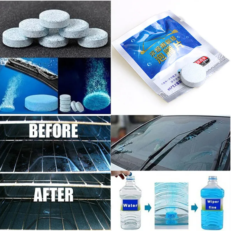 

Dropship NEW 1pc Multifunctional Cleaner Effervescent Tablets Spray Cleaner Glass Cleaner Concentrated Toilet Cleaner
