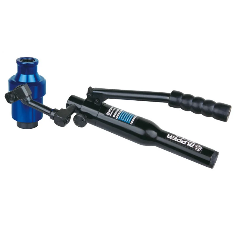 

Hydraulic Hole Punch Tool with Aluminum Head Hole Making Tools Hole Digger for 22.5-61.5mm(1/2"-2") in the 3.5mm mild sheet