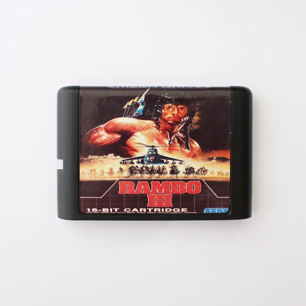 Игровая карта Rambo III 16 bit sega MD для sega Mega Drive для Genesis