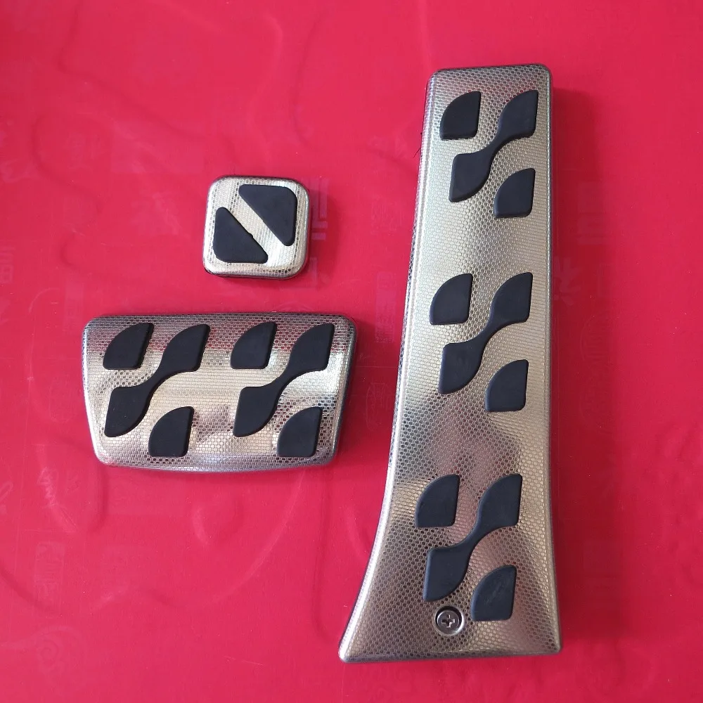 

TTCR-II Stainless Brake Pedal For Kia Hyundai Mistra Santa fe Santafe IX35 Kia K3 K5 AT Accessory Stickers Styling Cover Plate