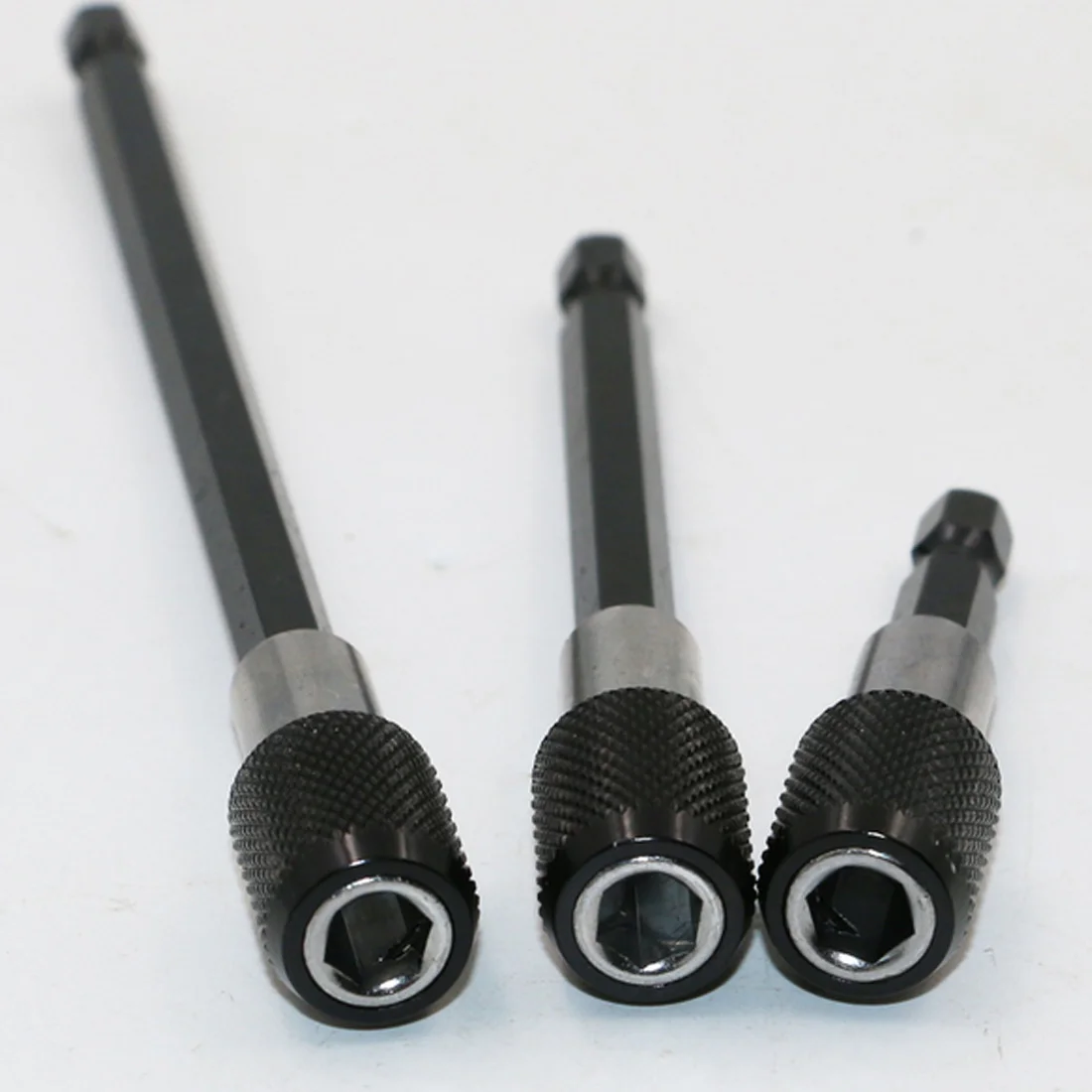 

3Pcs/Set 60mm 100mm 150mm Magnetic Screwdriver Extension Bit Set Quick Release 1/4 Hex Shank Tools Set Drill Bits Holder