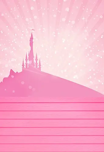 

5x7ft Pink castle photography backdrops backgrounds for photo studio princess baby girl photography background
