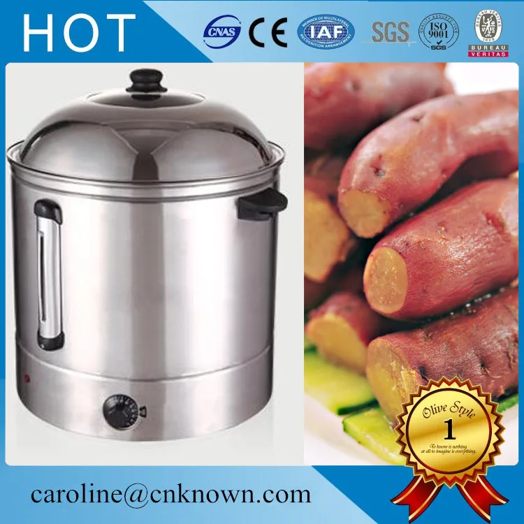 

CE approved CN-48 temperature adjustable 48L big sweet corn steamer