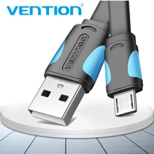 Vention Micro USB2.0 кабель для зарядки мобильного телефона супер зарядное устройство 1,5 м 1 м 2 USB кабель синхронизации данных для samsung Android кабель