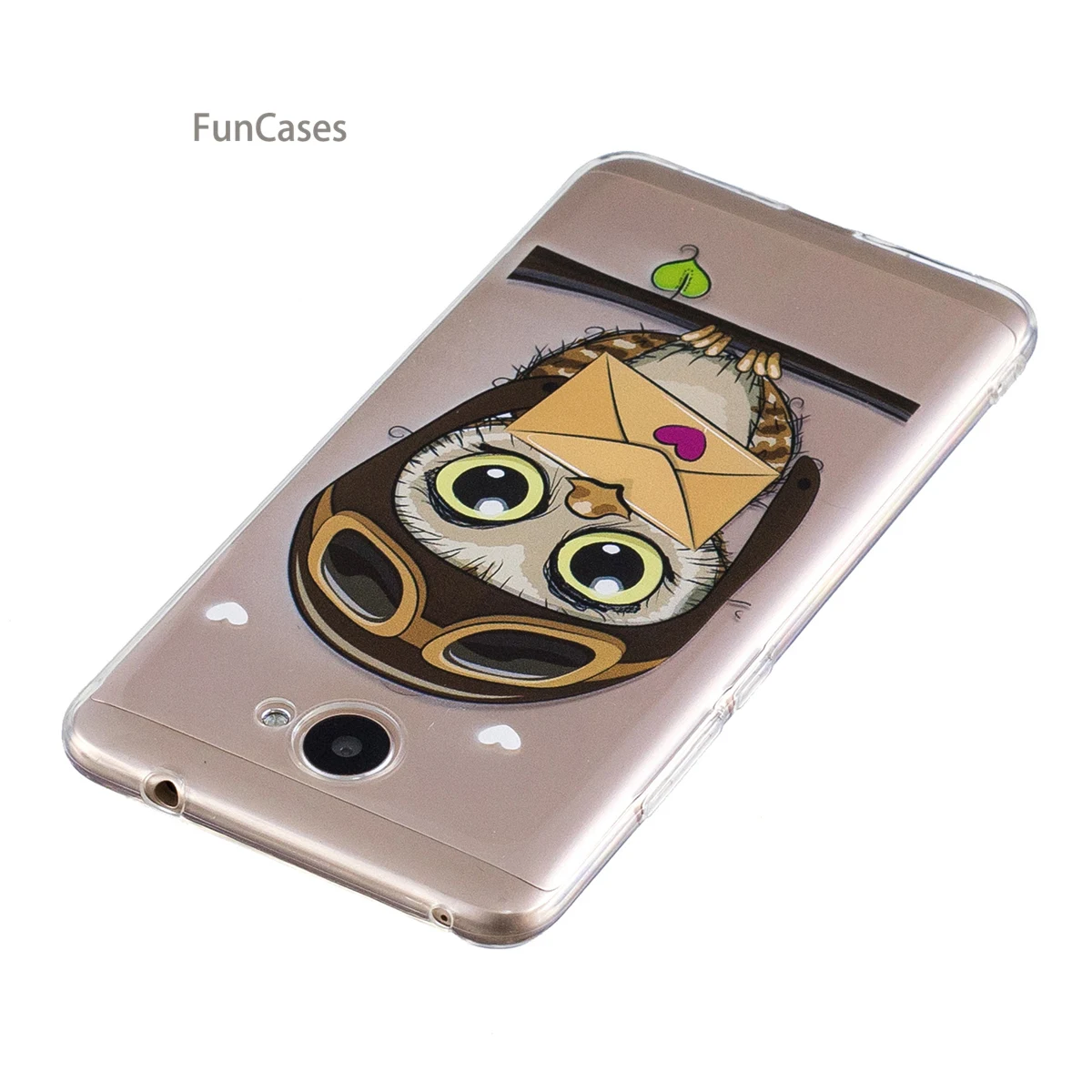 Elephant Phone Case sFor Aksesuar Huawei Y7 Soft TPU Back Cover Telefoan Geometric Phone Accessory For Huawei Ascend Y7 Prime
