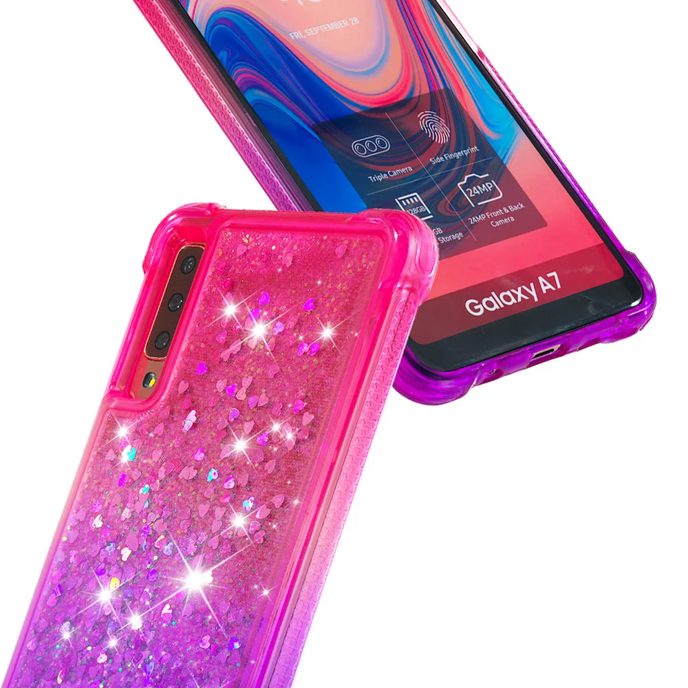 Чехол DAXING для Samsung Galaxy A7 2018 A750 чехлы A9 (2018) Star Pro A9s милый чехол с жидкими
