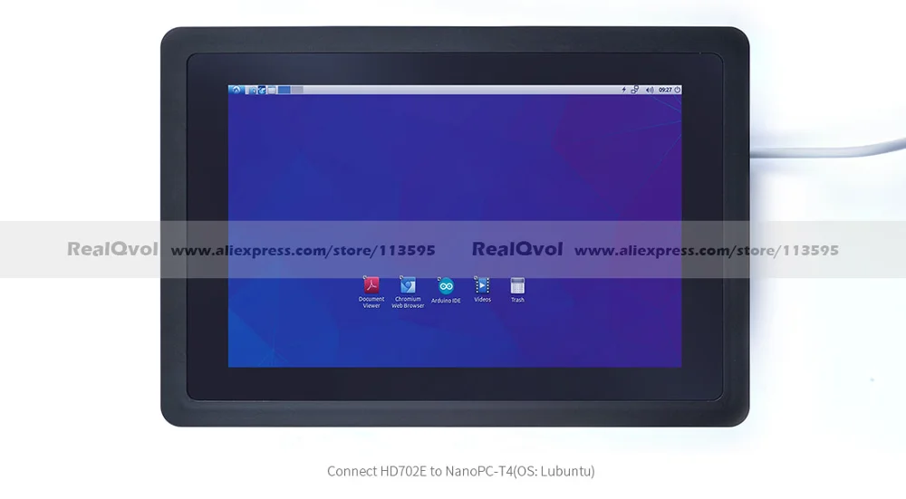 FriendlyARM 7 дюймов eDP ЖК-дисплей Дисплей с Кепки-Touch HD702E Разрешение 800x1280 Поддержка высокого разрешения Android lubuntu NanoPC-T4