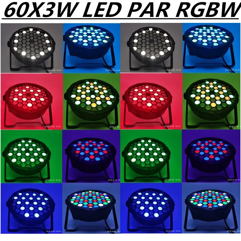 

16PCS/ 60X3W LED Par Light, RGBW PAR LED DMX512 control disco light LED wash light DJ equipment