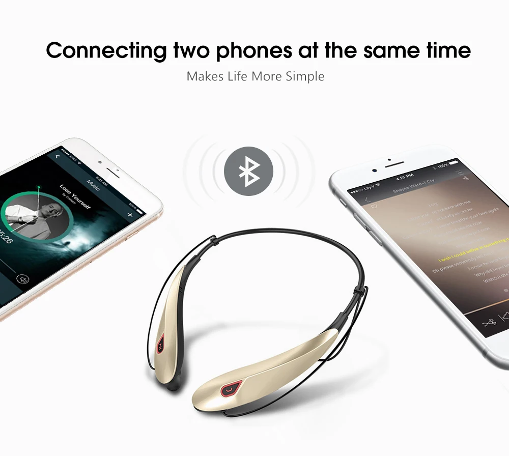 Wireless Headphone Bluetooth 4 0 Headset Stereo Earphone For Smartphone Samsung LG HTC Huawei Motorola Nokia iPhone Tablet PS3