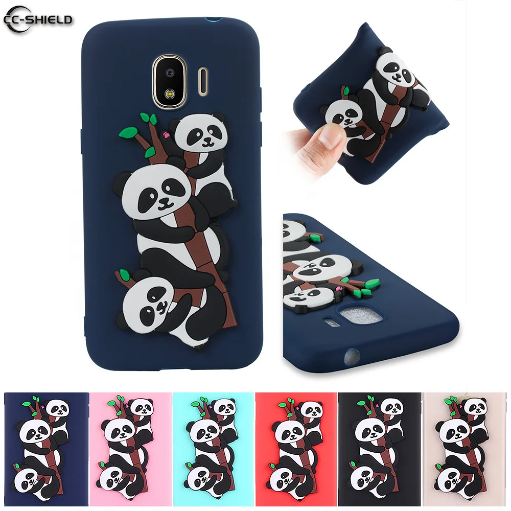 Case for Samsung Galaxy J2 Pro 2018 J250 SM-J250F/DS J250F/DS SM-J250 SM-J250M SM-J250N Coque Cute Panda Soft TPU Silicone Cover