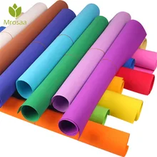 Новое поступление Mrosaa 1 шт. 25 цветов многоцветный EVA губка foam paper Fold Скрапбукинг бумаги ребенок ремесло комплект «сделай сам» 50X50 см