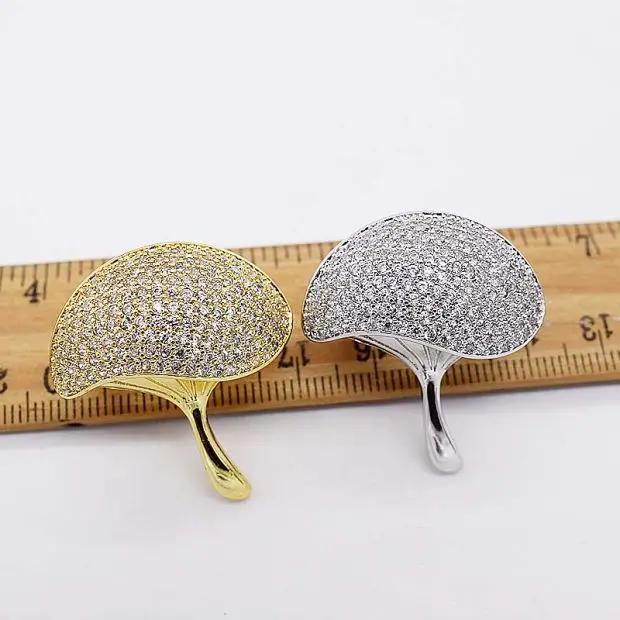 mushroom zircon 30mm Jewelry Clasp for making jewelry necklace DIY string wholesale hook FPPJ | Украшения и аксессуары