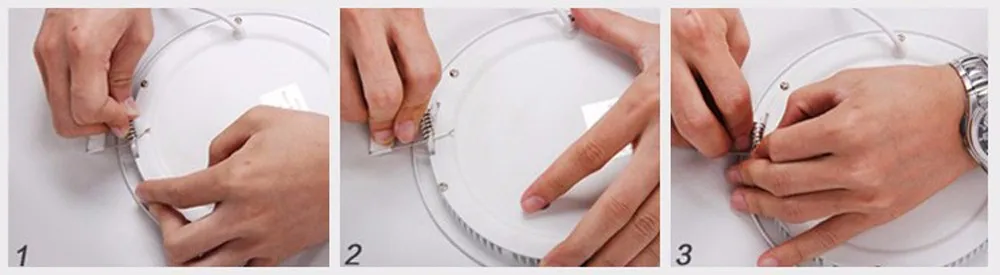 Ultra Thin LED Panel Downlight 3W 6W 9W 12W15W 18W Round/ Square LED Ceiling Recessed Light AC85-265V LED Panel dimmable lamps
