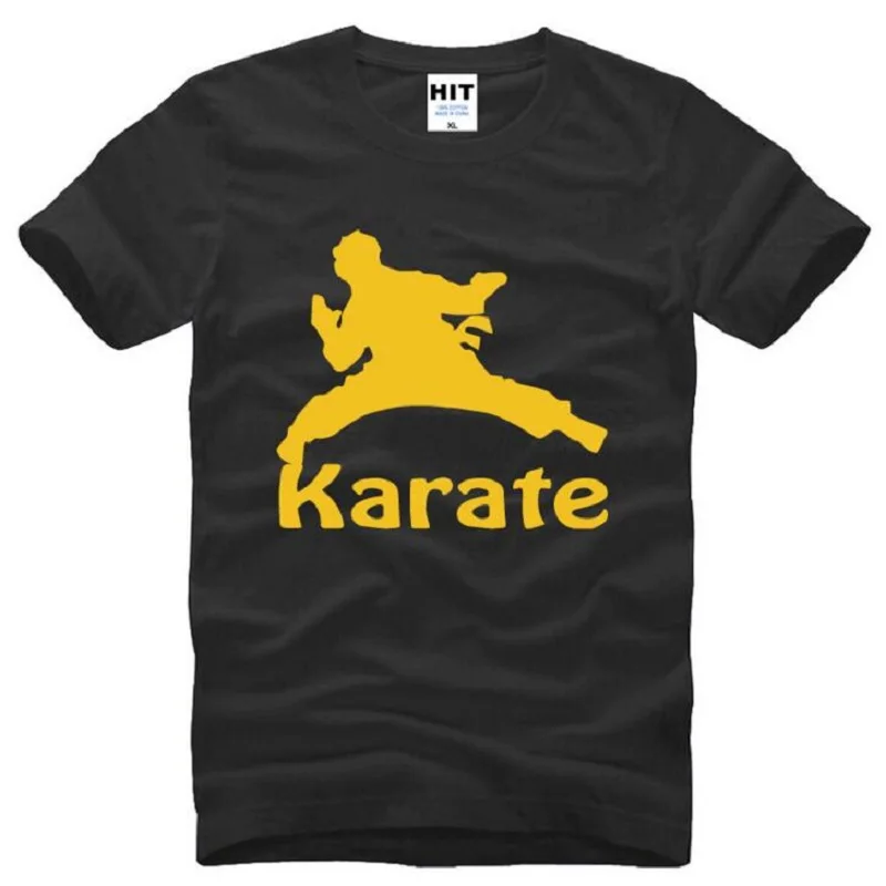 

Karate Printed T Shirts Men Fashion Short Sleeve O Neck Cotton Men's T-Shirt Summer Fitness T Shirt For Men Camisetas Hombre