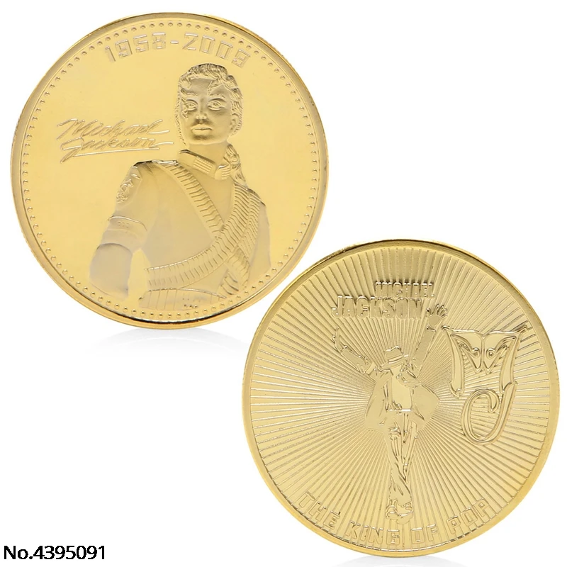 

Michael Jackson The King Of Pop Commemorative Challenge Coins Collection Token