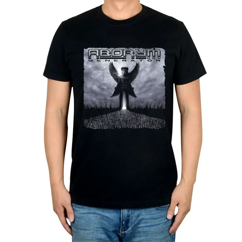 6 дизайнов, Летний стиль, ABORYM, панк-рок, брендовая черная футболка, 3D mma camiseta, фитнес, хлопок, футболка с тяжелым металлическим принтом, футболки