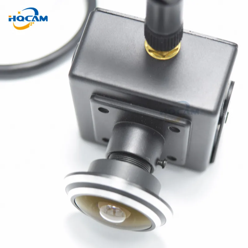  HQCAM CAMHI 720P mini wifi IP camera wireless webcam 1.78 mm wide Angle fisheye lens support SD car