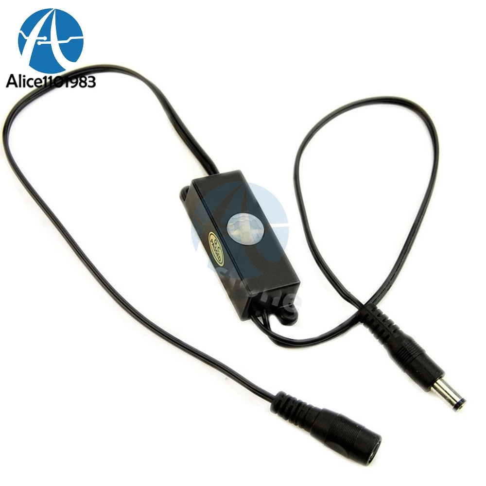

DC 5V-24V MINI Aotomatic PIR Infrared Motion Sensor Detector Switch for LED Strip Driver