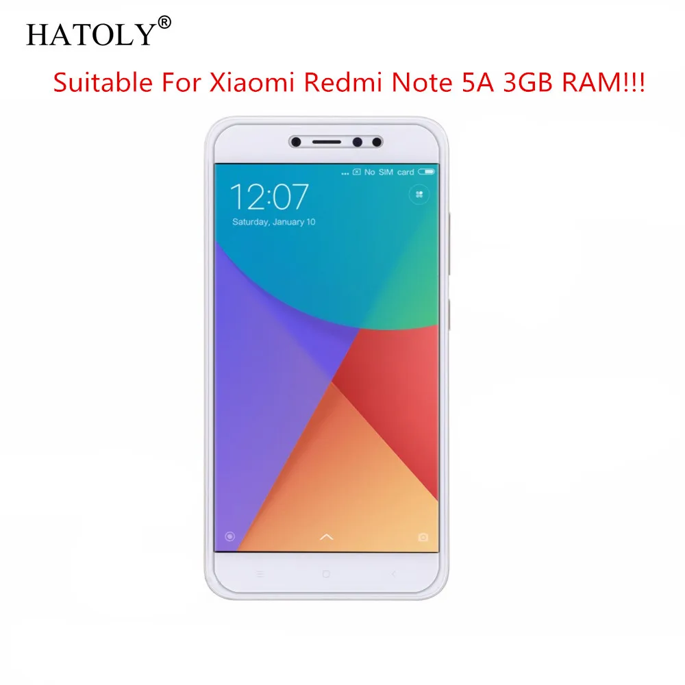 

2PCS For Glass Xiaomi Redmi Note 5A Tempered Glass Redmi Note 5A Screen Protector Protective Phone Film Glass For Redmi Note 5A