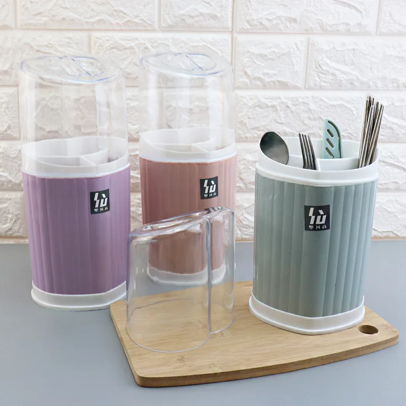 

Kitchen Racks & Holders multi-function hanging drain storage box Chinese cage spoon rack for storing cutlery to arrange holder