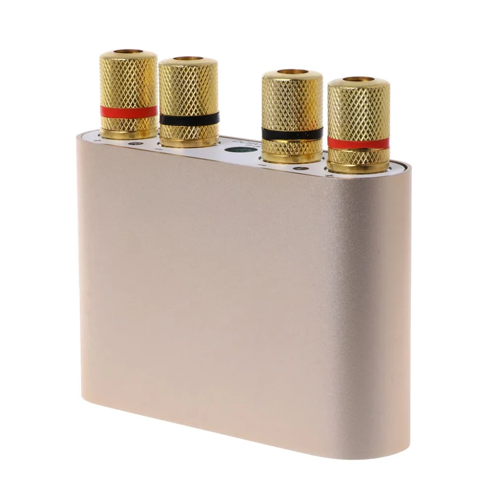 1 комплект 2x50 Вт Мини Bluetooth цифровой усилитель HiFi стерео усилитель домашний аудио адаптер питания конвертер