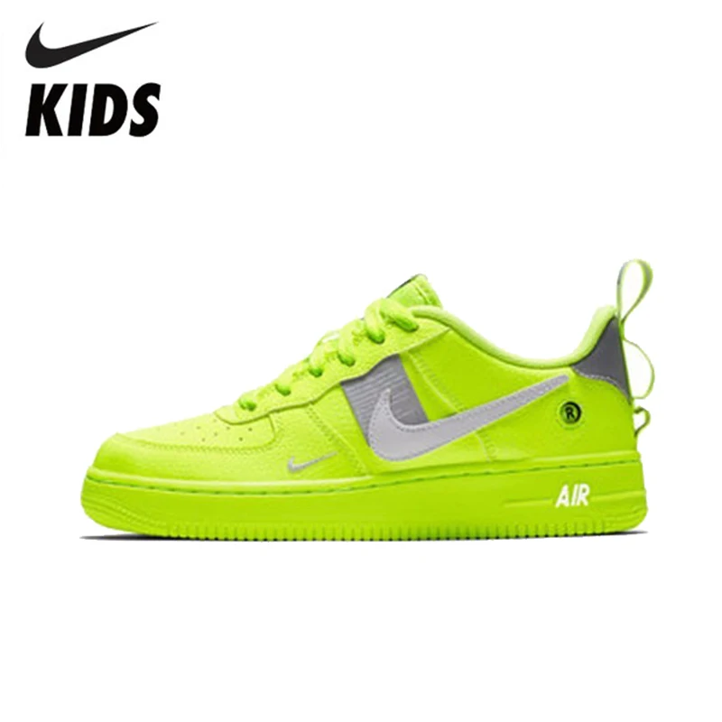 Nike AIR FORCE 1 LV8 UTILITY (GS) удобная детская обувь для бега # AR1708