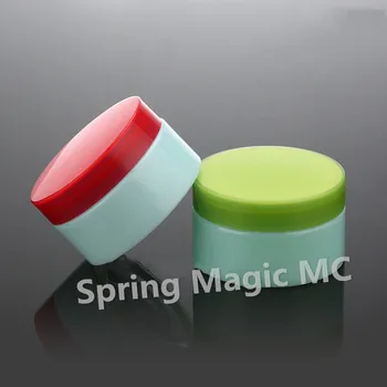 

Wholesale 100ml Blue Dark Cream Jars With Red/Green plastic Lid Empty cosmetic jars,100g DIY Hair wax Case,Eye Cream bottle