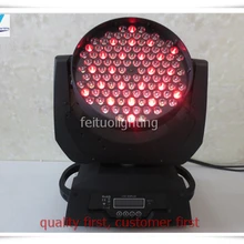 8 шт./партия pro light moving led мыть 108x3 Вт RGBW Подвижная головка светодиодный прожектор dmx