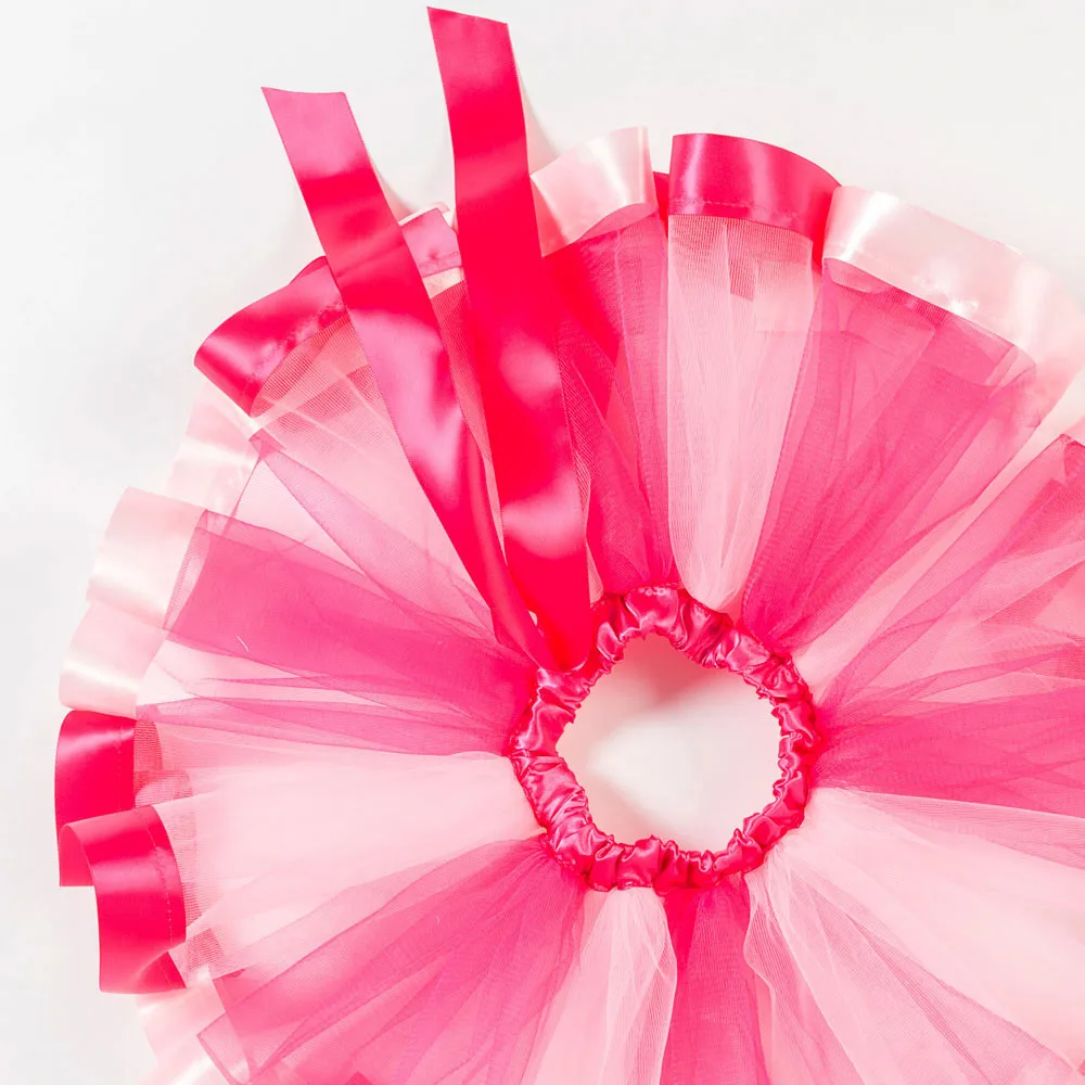 MUQGEW/милая розовая юбка-пачка для девочек; детская фатиновая юбка-пачка ручной работы с повязкой на голову в горошек; Детские вечерние балетные юбки-пачки