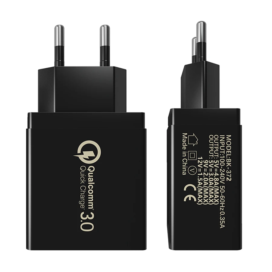 Быстрая зарядка 3,0 USB зарядное устройство QC3.0 QC Turbo Быстрая зарядка мульти разъем зарядное устройство для мобильного телефона для iPhone samsung Xiaomi