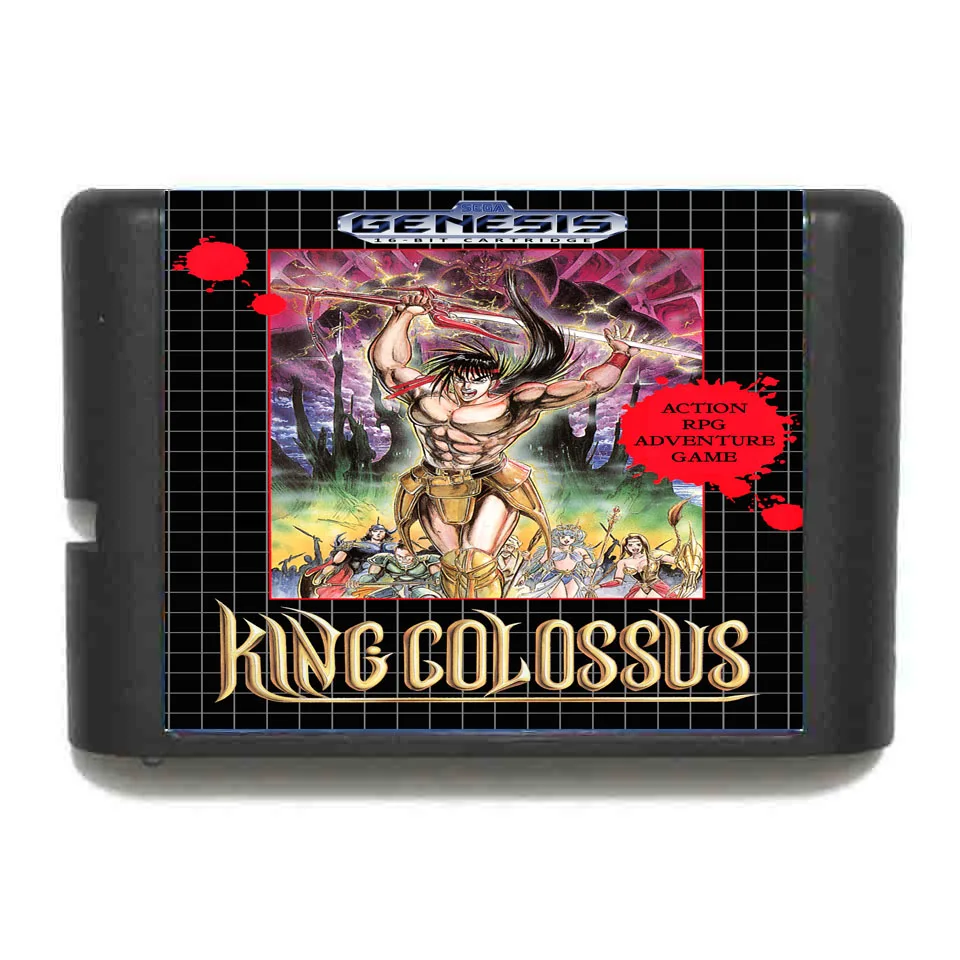 

King Colossus 16 bit MD Game Card For 16 bit Sega MegaDrive Genesis game console