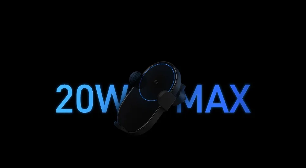 Xiao mi Qi Беспроводное Автомобильное зарядное устройство интеллектуальный инфракрасный датчик Быстрая зарядка автомобильный держатель телефона mi WCJ02ZM 20W Max для iPhone samsung