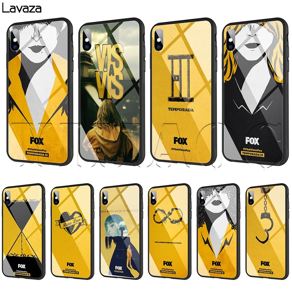

Lavaza Vis a vis Tempered glass TPU Case for iPhone XS MAX XR X 8 7 6 6S Plus