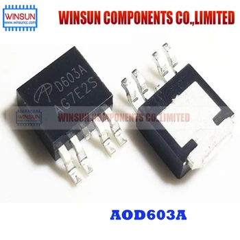 

100PCS AOD603A AOD603 D603A TO-252-4 N+P Brand New