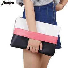 Новинка, женская сумка, одноцветная, из кусков, для девушек, повседневные клатчи, популярная, прошитая, мягкая, на молнии, модная, Bolsa Feminina, клатч, сумки
