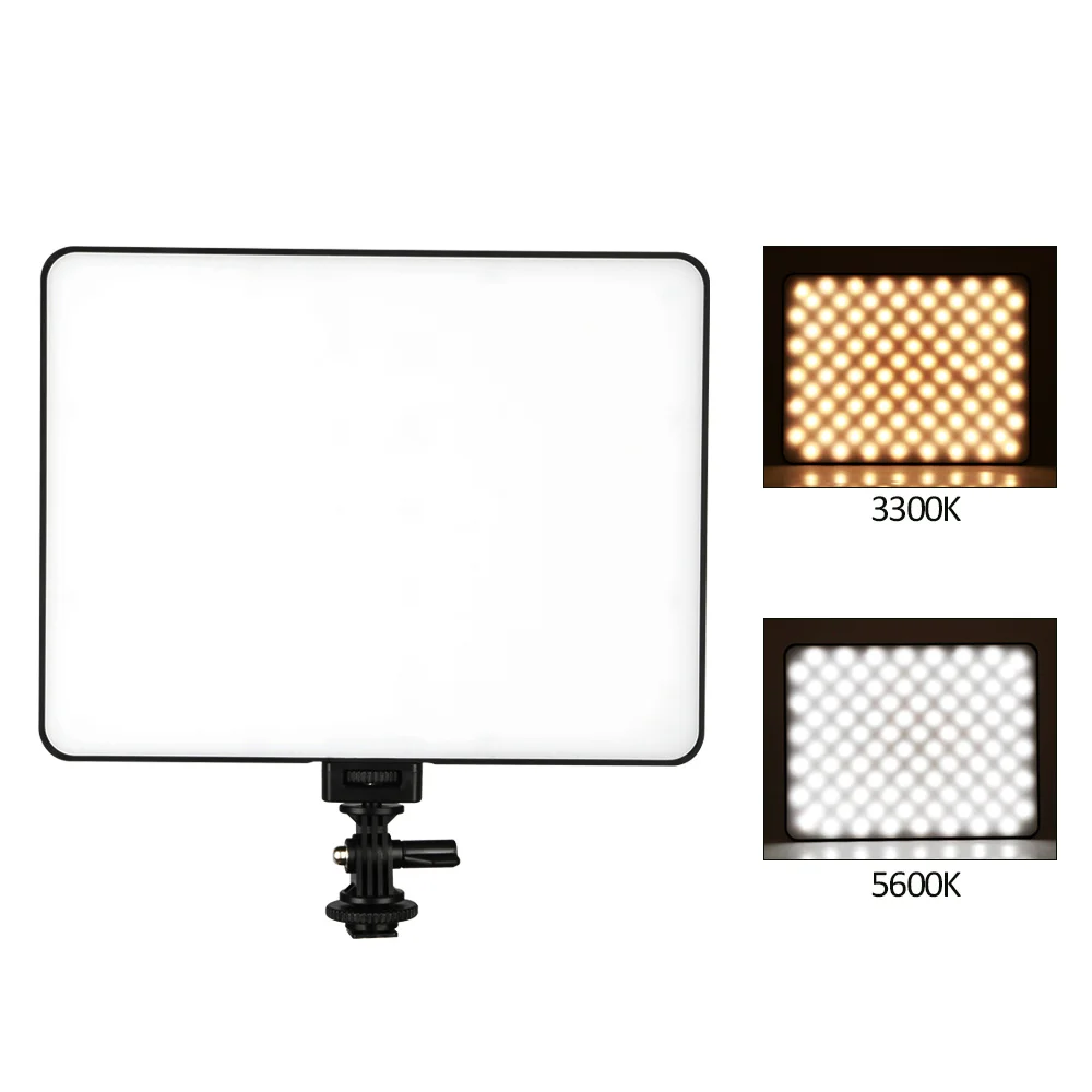 VILROX 3pcs VL 200T Bi color Dimmable Wireless remoсветодиодный LED Video Light Panel светильник Kit + 75 Stand для