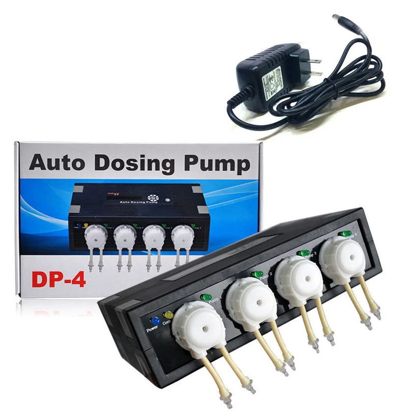 Jebao DP 2 3 4 автоматический дозирующий насос перистальтический Aqurium Doser Pump для