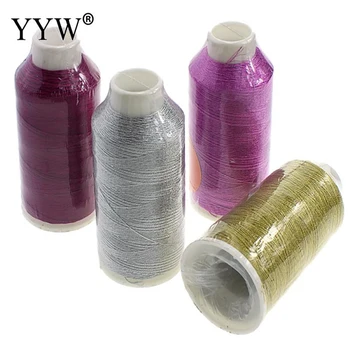 

Hot Sales 5 Color 0.5mm Machine Embroidery Cord Thread Bracelet Braided DIY Tassels Beading For Jewelry Making Finding NoElastic