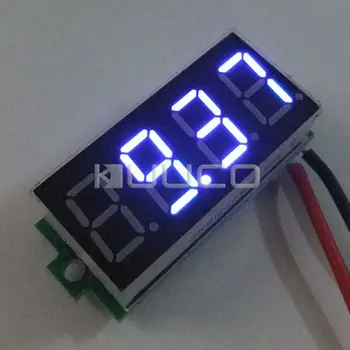 

Digital Voltage Meter DC 4.50-30.00V Digital Meter/Voltmeter Blue Led display Tester/Panel Meter DC 12V 24V Volt Meter/Monitor