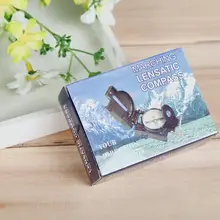 Новейший Открытый Многофункциональный Американский водонепроницаемый светящийся 45-2 алюминиевый сплав Компас со шкалой