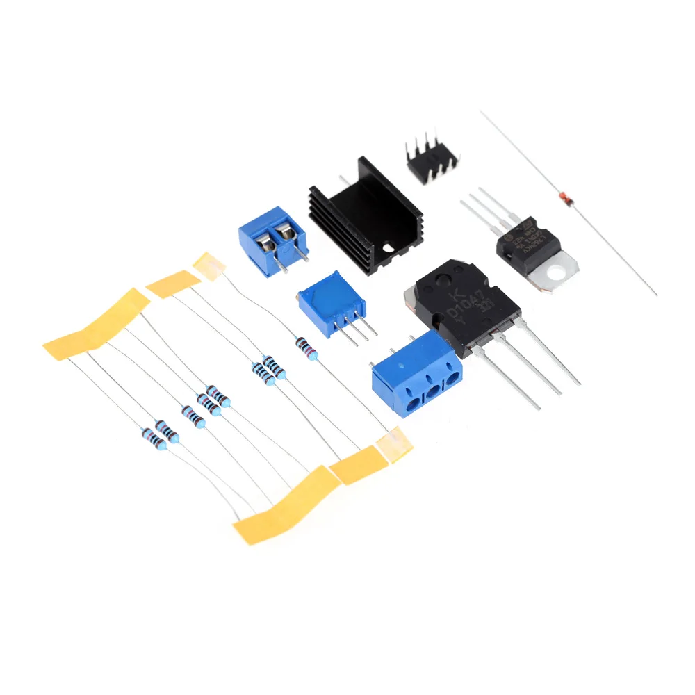 DC Регулируемый источник питания DIY Kit непрерывная Регулируемая Защита от короткого замыкания DIY Kit 0-30 в 2mA-3A