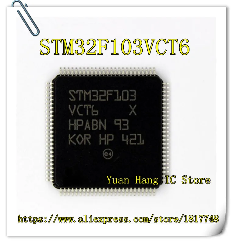Бесплатная доставка 10 шт. микроконтроллер STM32F103VCT6 STM32F103 VCT6|Аксессуары для батарей