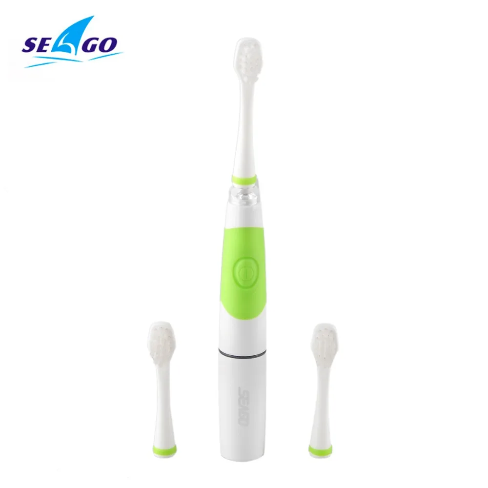 3-8 Years Portable Electric Children Toothbrush Soft Baby Travel Teether Brush Kids Teething 3 Head Rechargeable Toothbrush