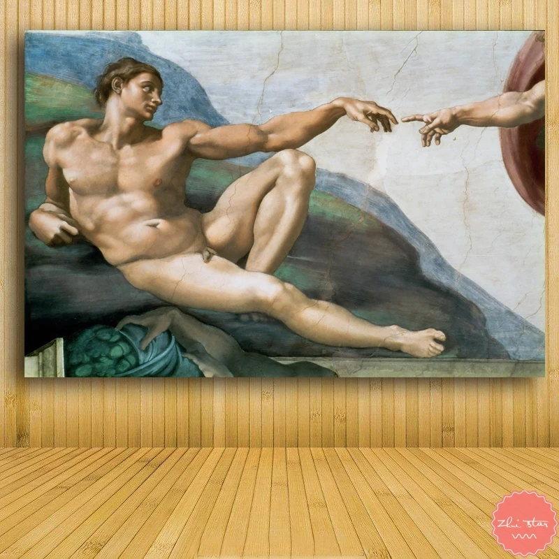 Алмазная живопись создание Адама! Рука Божья! Религия микеланжело вышивка Стразы