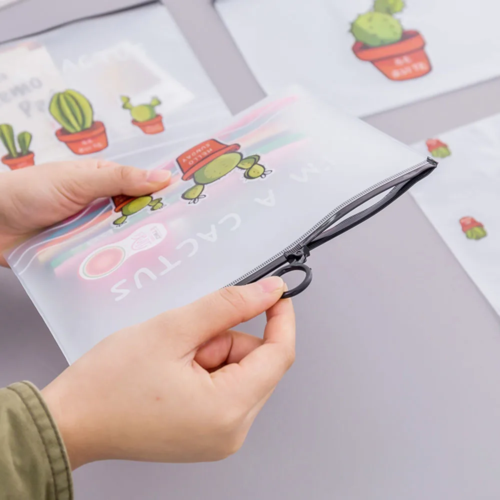 Косметичка из ПВХ С КАКТУСОМ для женщин прозрачная дорожная Сумочка туалетных